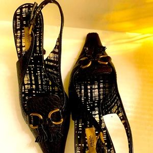 Prada sling-back pumps
